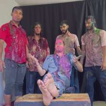 RevSlymsford: Lance Takes The Host's Foot Worship and Slime Forfeit