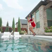 WetlookFashion: Maria Gets Wet in an Ultra Sexy Mini Dress