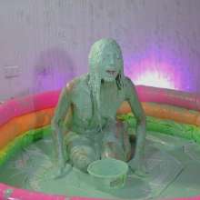 Splat Network: Martina's Sexy Green Sliming