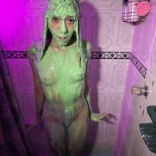 Splat Network: Martina's Sexy Green Sliming