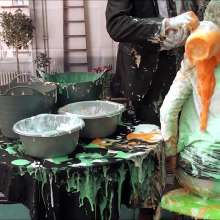 custardcouple: Messy Slime Sex In Worksuits.