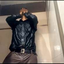 WETColours: Mike in Shower with Black Shirt and Pants