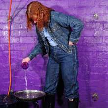 DungeonMasterOne: Miss Abigail Soaked in Double Denim Wetlook