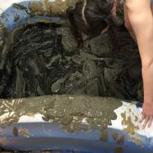 VioletVixen: Mud Statue Experiments Front Angle