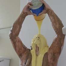 Blaine5790: Blondie becomes a Massive Pudding Dessert!