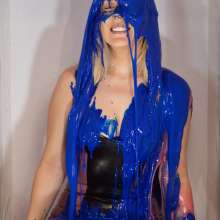 CandyCustard: Photoset: Aston Latex and Thighboots Gunging