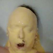 Wakka: Playing in Custard and Cum in the Bath