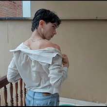 WETColours: Ryan Throws Buckets of Water on Himself in Whte Shirt