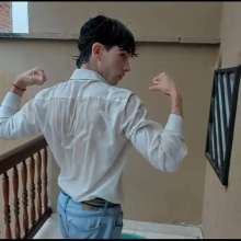 WETColours: Ryan Throws Buckets of Water on Himself in Whte Shirt