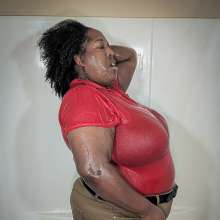 gsdwetlook: Showering Fully-clothed in Pants and T-shirt Photo Photo Set