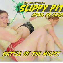 April Feelix: Slippy Pitch!  Battle of the Milfs. Full Video Set
