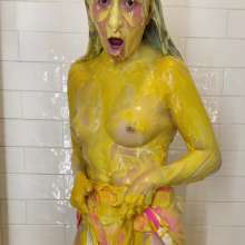 Messy Temptress: Topless and Messy in My Pink Underwear (Savory WAM)