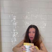 Messy Temptress: Topless and Messy in My Pink Underwear (Savory WAM)