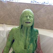 Slimed Models: Vivi Gets Pied With Nasty Pies and Gets Slimed