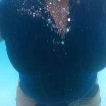 gsdwetlook: Wetlook in a Blue Polo Shirt and Pants