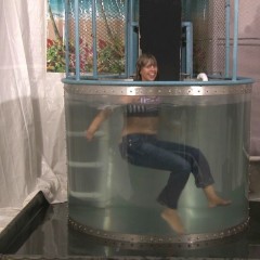 doctor_splash: Dunk Tank Featuring Ariel Dunked in Jeans