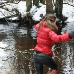 Adventureinwellies: WAM lady in red jacket and a nice wellies :)