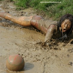 WSMProductions: Jade is the 3rd contestant in the muddiest goalkeeper competition--Wsm