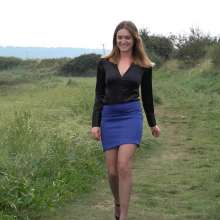 LisaMoomin: Nadia Muddy In Satin Office Wear!