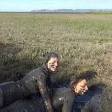 LisaMoomin: Georgina And Sky Muddy!