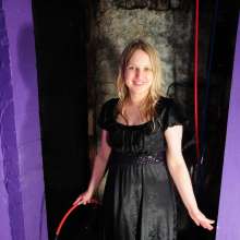 DungeonMasterOne: Felicity chained to the wall and mercilessly hosed down!