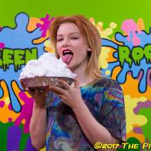 PieZone: Watch This Redheaded Rockstar Get Pied and Slimed!  (Video Release)