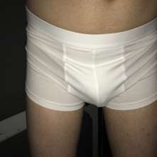 messy944: Trashing new white boxers