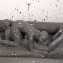 Messygirl: Nude Mud Wrestling