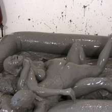 Messygirl: Nude Mud Wrestling