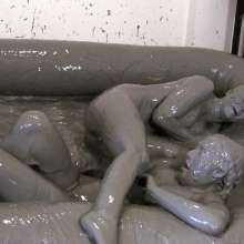 Messygirl: Nude Mud Wrestling