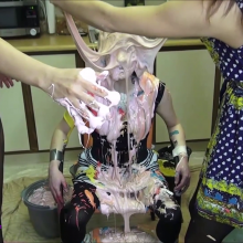 RevSlymsford: Coverage!  Jilly humiliated with bucket after bucket of sticky mallow gunge