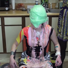 RevSlymsford: Coverage!  Jilly humiliated with bucket after bucket of sticky mallow gunge