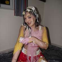 tonyhill: Fayer Taylor--Messy Cheerleader!