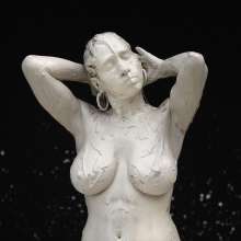FOXY: Sculpture white clay