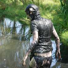 WSMProductions: Blonde Kimyl experiences the silty, peaty, oily mud--wsm