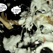 Bobographer: Tina pies the hell out of Emi