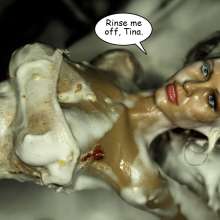 Bobographer: Tina pies the hell out of Emi
