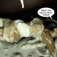 Bobographer: Tina pies the hell out of Emi