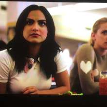 Gurph Morlicks: Veronica (Camila Mendes) takes milkshake in the face on Riverdale