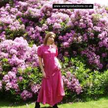 WSMProductions: Mel in a pink bridesmaids dress in the oil