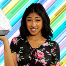 PieZone: Gabi Is Snobby and Slimed in "Guess The Mess" (Feet Dipping!)