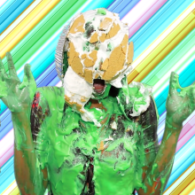 PieZone: Gabi Is Snobby and Slimed in "Guess The Mess" (Feet Dipping!)