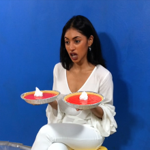 PieZone: Super Bitchy Gabi Gets Cherry Pied in Her White Jeans!