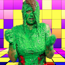 PieZone: Lucy Returns To Take The Cheerleader Challenge (Bucket Dunking!)