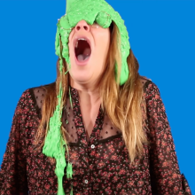 PieZone: Stephanie Loves the 90s, But Hates Getting Green Slimed!
