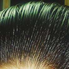 ArabianGoggles: Oil combed through hair.