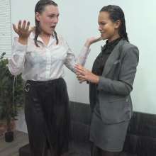 MostWam: Charlotte And Corrine Get Soaked In The Office
