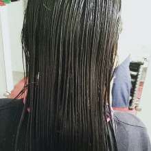 ArabianGoggles: Oil combed through hair.