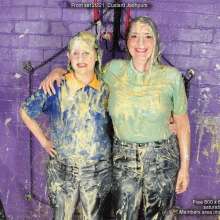 DungeonMasterOne: Saturation Hall: Maria and Rosemary in Custard Jodhpurs!