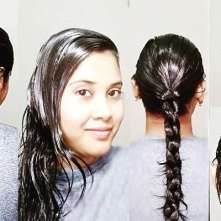 ArabianGoggles: Oil combed through hair.